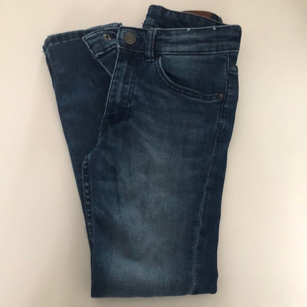 H&M skinny fit denim sz 7-8 adjustable waist